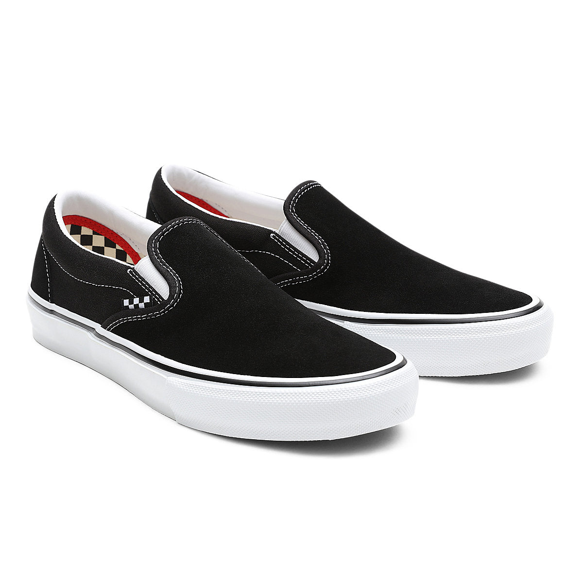 SKATE SLIP-ON BLACK / WHITE