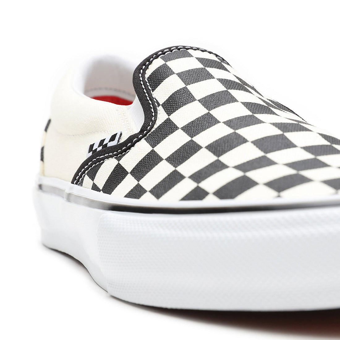 SKATE SLIP-ON CHECKERBOARD BLACK