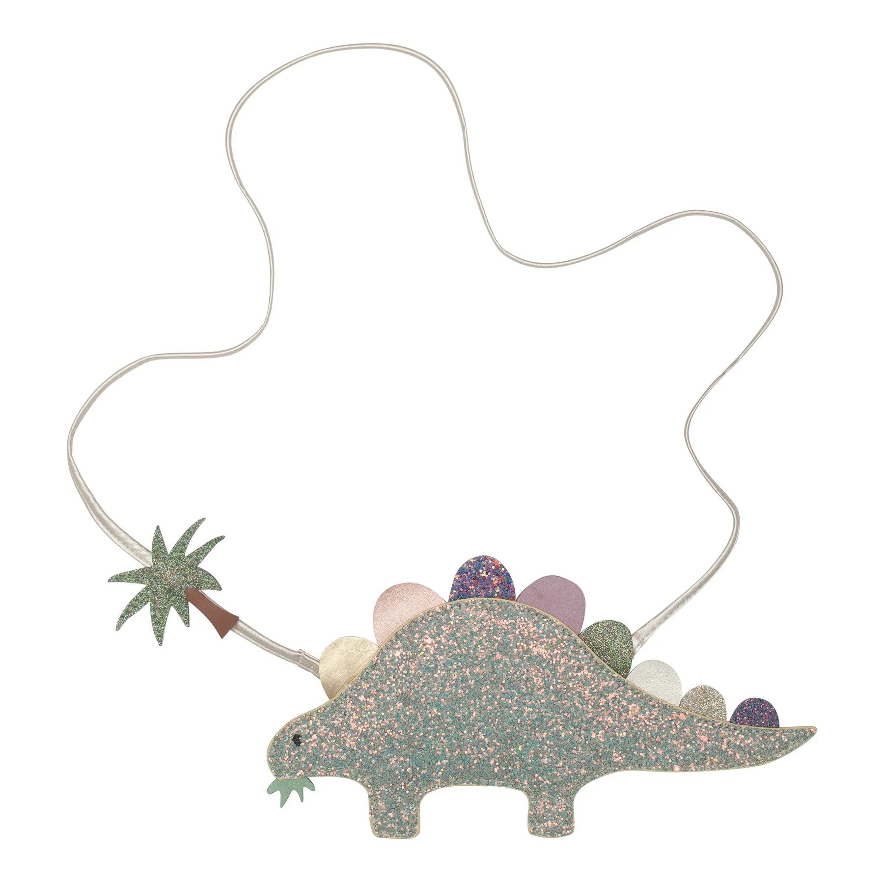 Sparkle Stegosaurus Dinosaur Purse