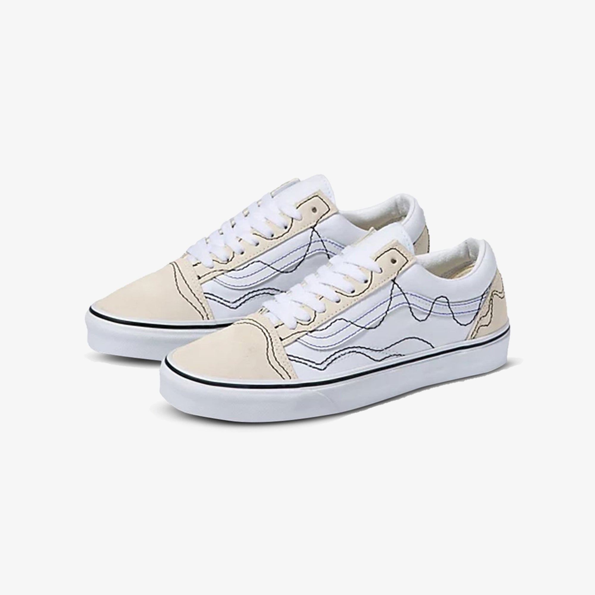 STITCH WARP OLD SKOOL 'TRUE WHITE/BLACK'