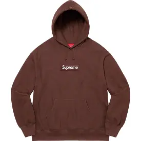 Supreme Box Logo Hooded Sweatshirt (Brown)