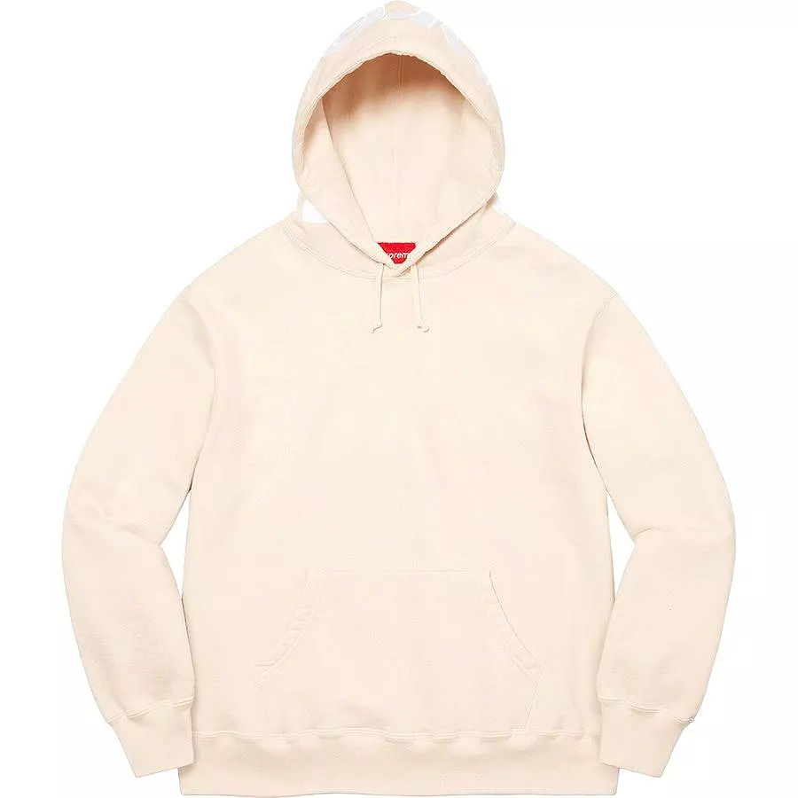 Supreme Contrast Hooded Sweatshirt (Natural)