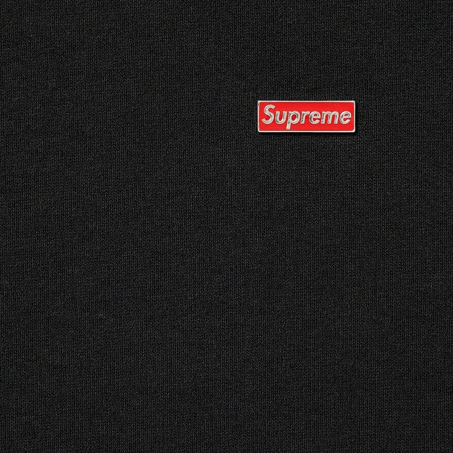 Supreme Enamel Small Box Hooded Sweatshirt (Black)