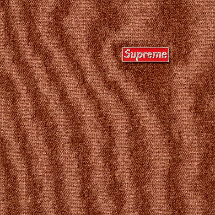 Supreme Enamel Small Box Hooded Sweatshirt (Brown)