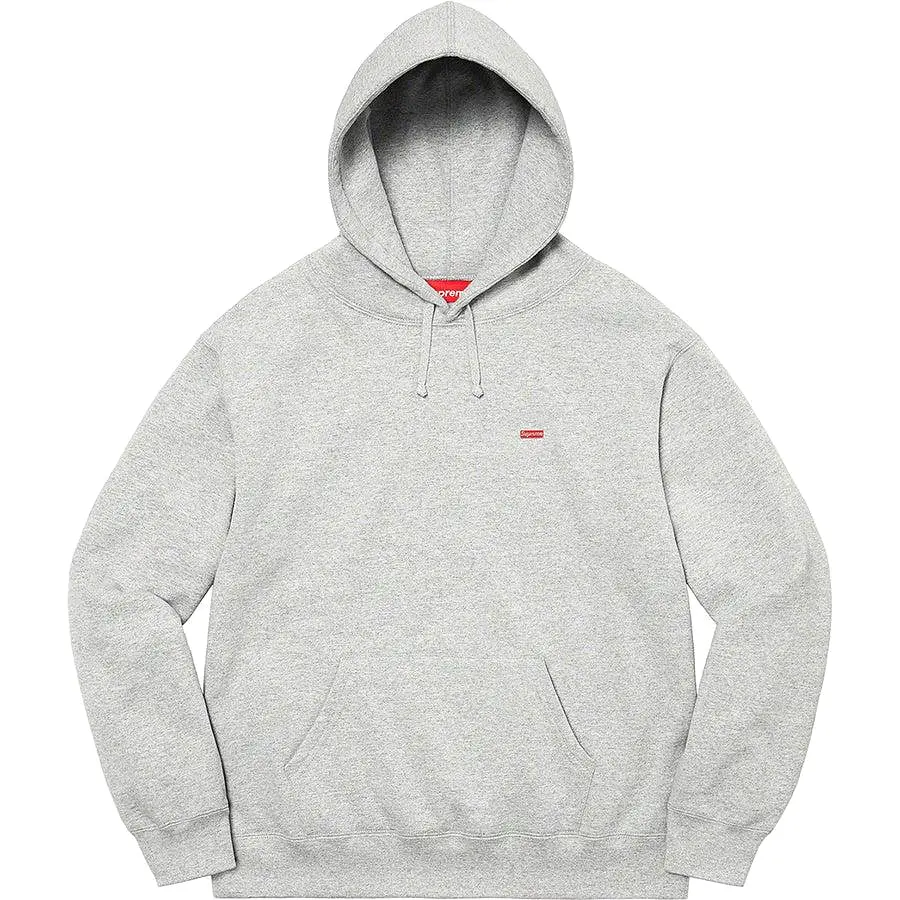 Supreme Enamel Small Box Hooded Sweatshirt (Grey)