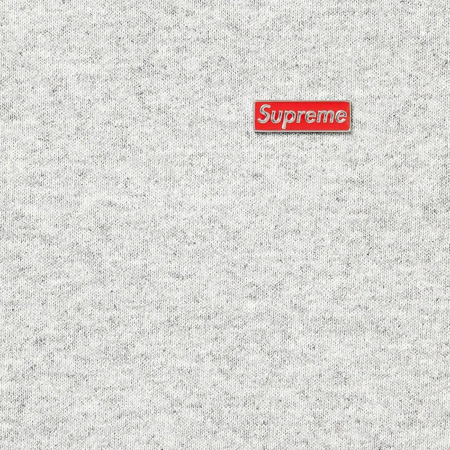 Supreme Enamel Small Box Hooded Sweatshirt (Grey)