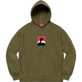 Supreme Portrait Hooded Sweatshirt (Olive)