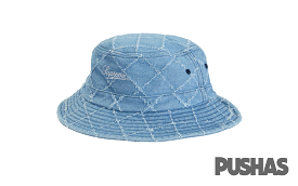 Supreme Punch Denim Crusher Bucket Hat 'Washed Indigo' (2023)