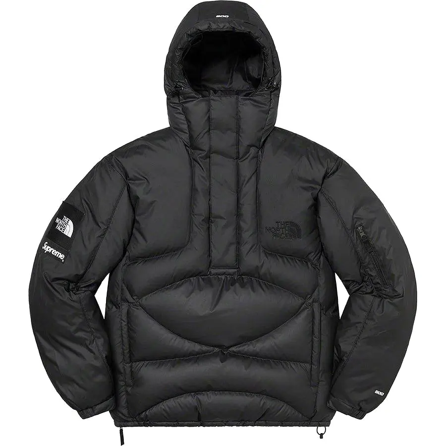 Supreme/The North Face 800-Fill Half Zip Hooded Pullover (Black)