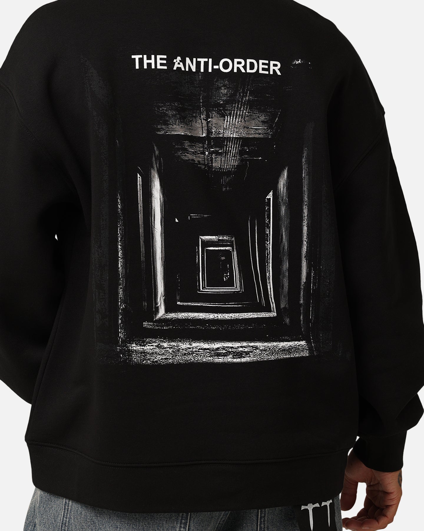 The Anti Order Endless Egress Crewneck Black