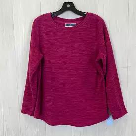 Top Long Sleeve Fleece Pullover By Karen Scott  Size: M