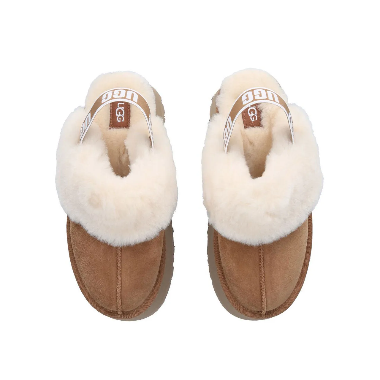 UGG Funkette Platform Slippers - Brown