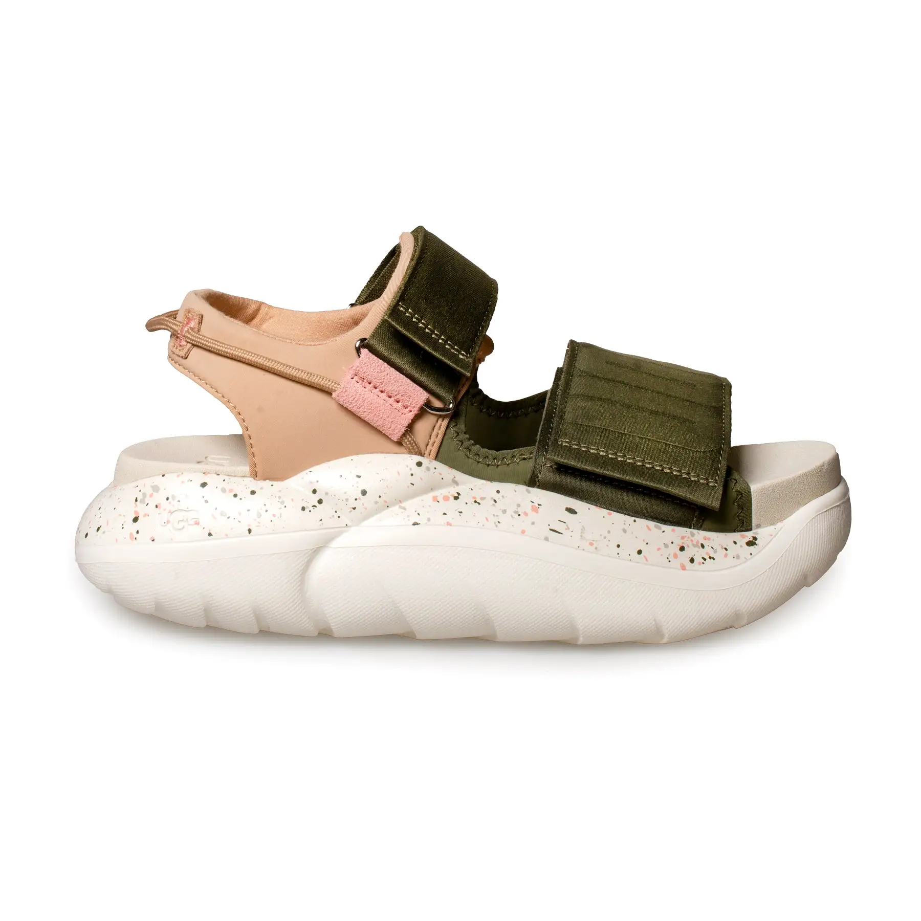 UGG La Cloud Burnt Olive Sandals - Women's