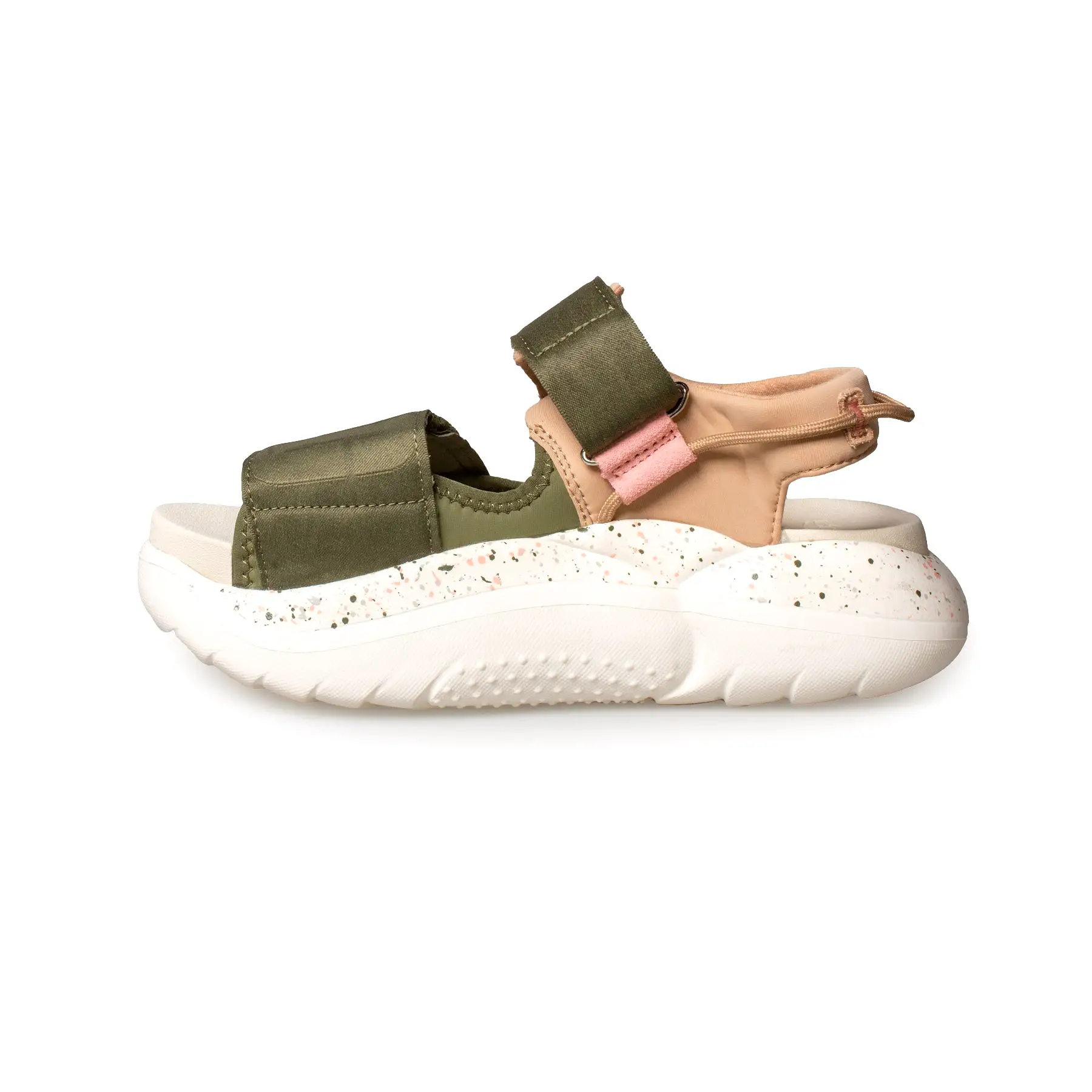 UGG La Cloud Burnt Olive Sandals - Women's