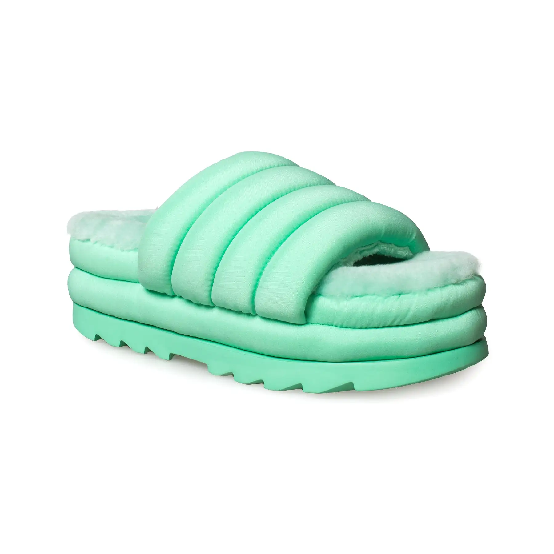 UGG Maxi Slide Pale Emerald Slippers - Women's