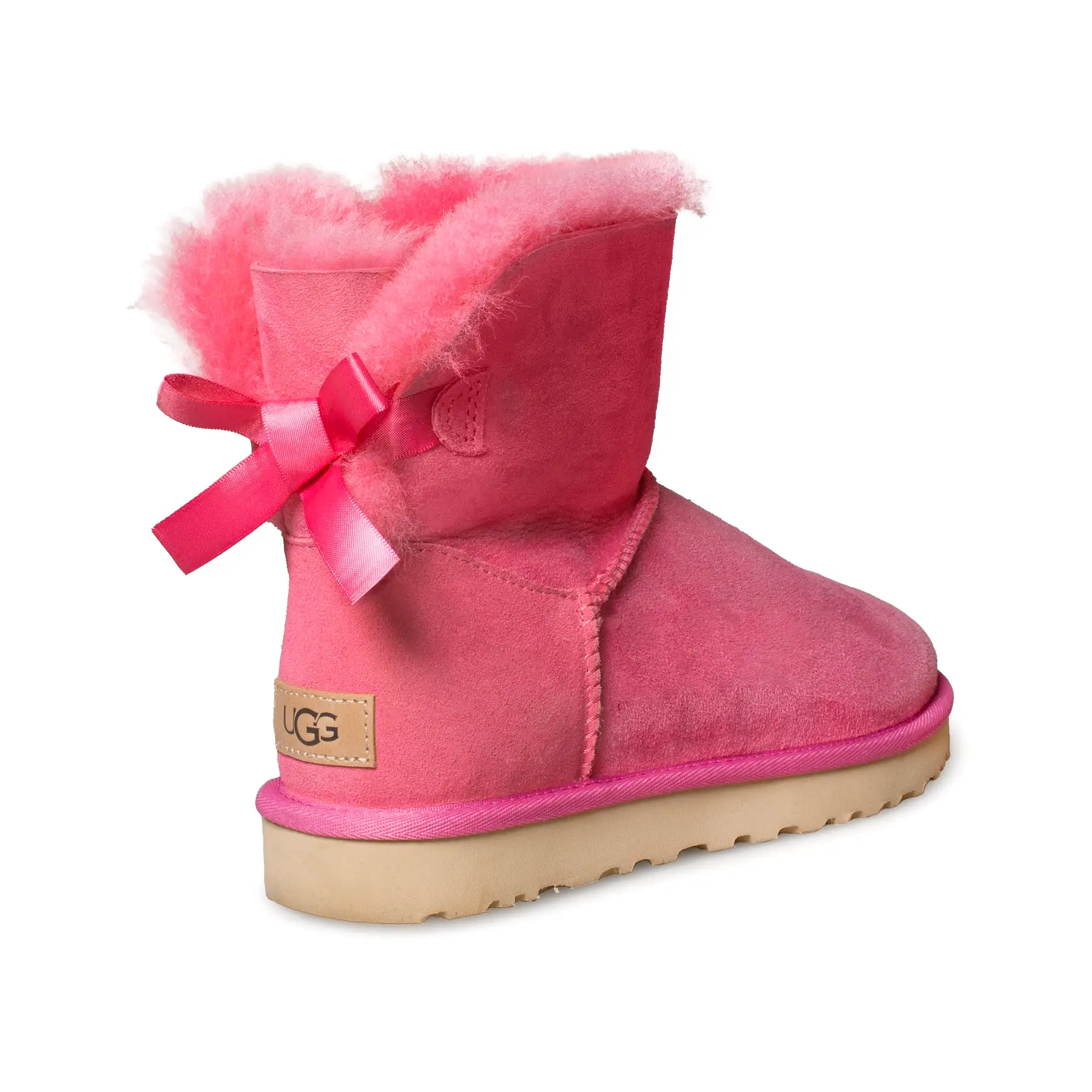 UGG Mini Bailey Bow II Pink Blossom Boots - Women's