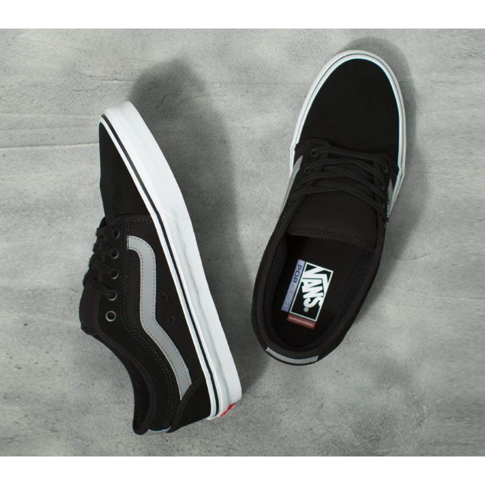 Vans Chukka Low Sidestripe Black/Gray/White