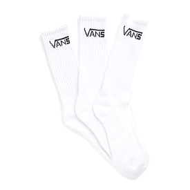 Vans Classic Crew 3 Pack Socks White