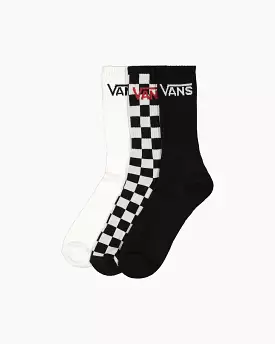 Vans Classic Crewcut Socks 9.5-13 3 Pack White