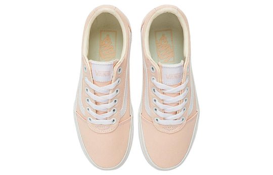 VANS WOMEN'S WARD PLATFORM PEACH/WHITE