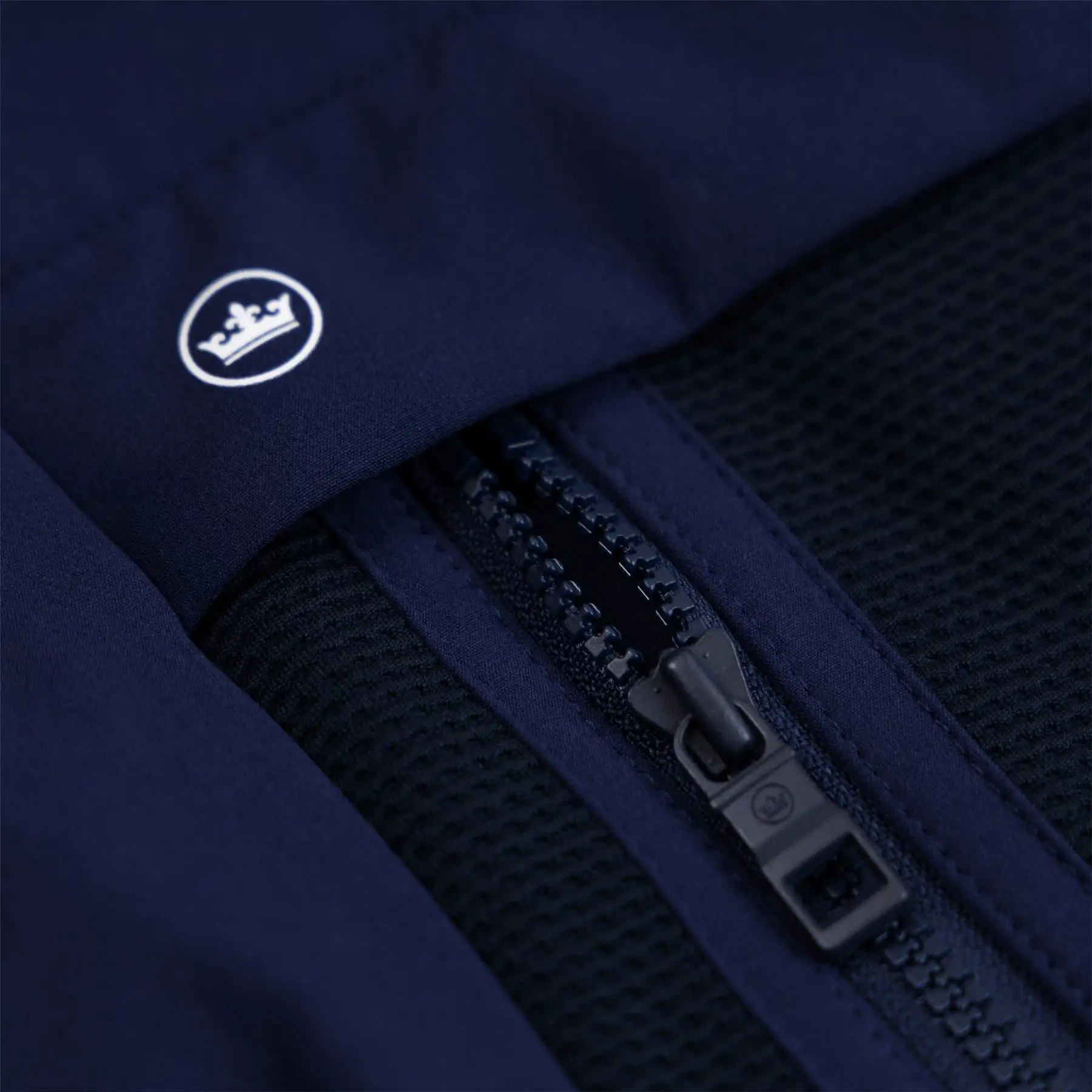 Via Classic Fit Full Zip Gilet Navy - SS24