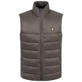 Wadded Full Zip Padded Gilet Olive - AW23