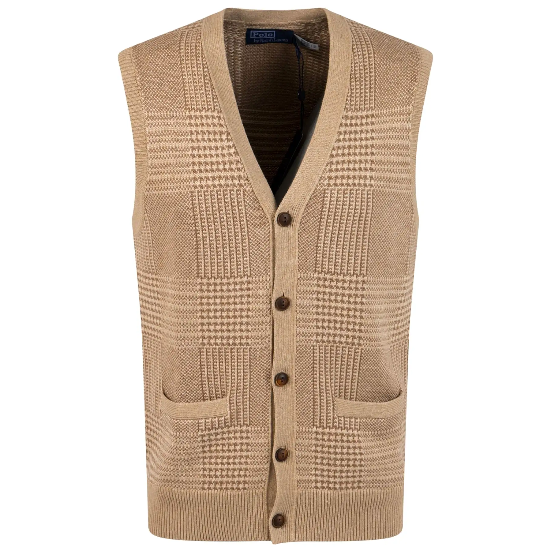 x TRENDYGOLF Cotton Blend Vest Tan Multi - 2024