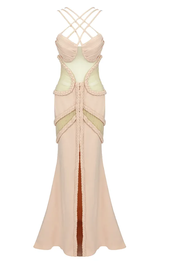 Yona Cream Maxi Dress